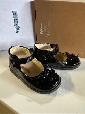 Alcott Black Patent Mary Jane Shoes with Bow